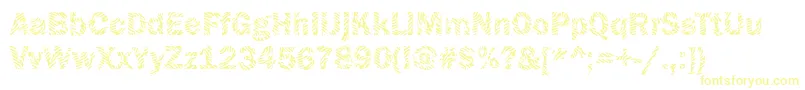 Funky09Bold Font – Yellow Fonts