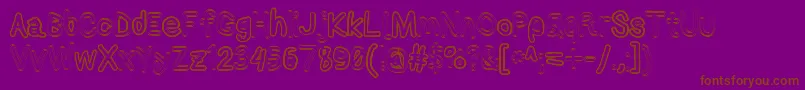 Подробнее о шрифте Applestormxbdfax Шрифт Applestormxbdfax – коричневые шрифты на фиолетовом фоне