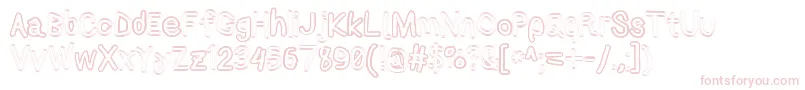 Applestormxbdfax-Schriftart – Rosa Schriften