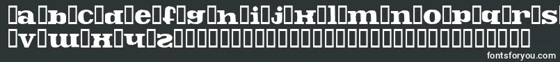 Шрифт Fontoscrude – белые шрифты