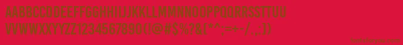 More about BebaskaiRegular Font BebaskaiRegular Font – Brown Fonts on Red Background