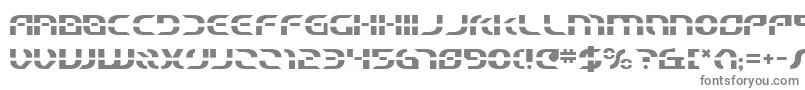Starfbv2-fontti – harmaat kirjasimet valkoisella taustalla
