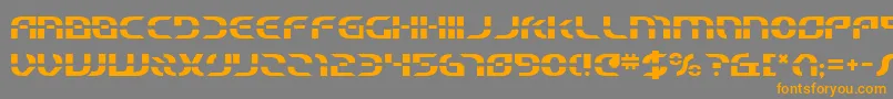 Starfbv2 Font – Orange Fonts on Gray Background