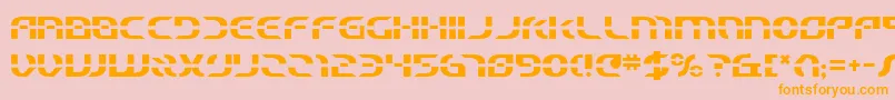 Starfbv2 Font – Orange Fonts on Pink Background