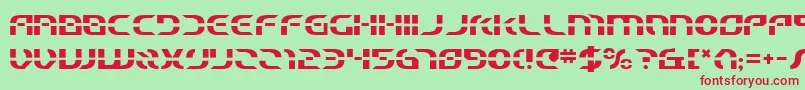 Starfbv2 Font – Red Fonts on Green Background