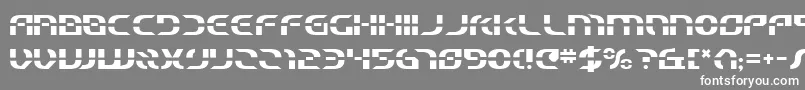 フォントStarfbv2 – 灰色の背景に白い文字