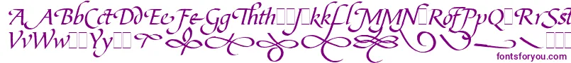 BibleScriptFlourishesLetPlain.1.0-fontti – violetit fontit