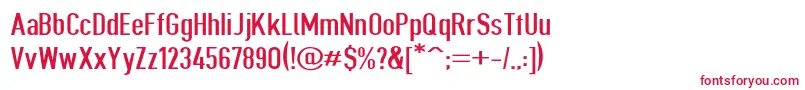 Giveahootext Font – Red Fonts on White Background