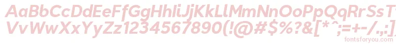 TriompheBolditalic Font – Pink Fonts