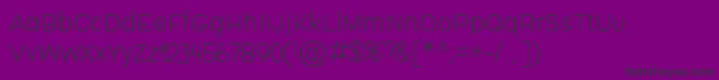 Fishsticks01 Font – Black Fonts on Purple Background