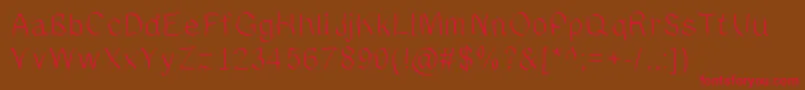 JdWave Font – Red Fonts on Brown Background