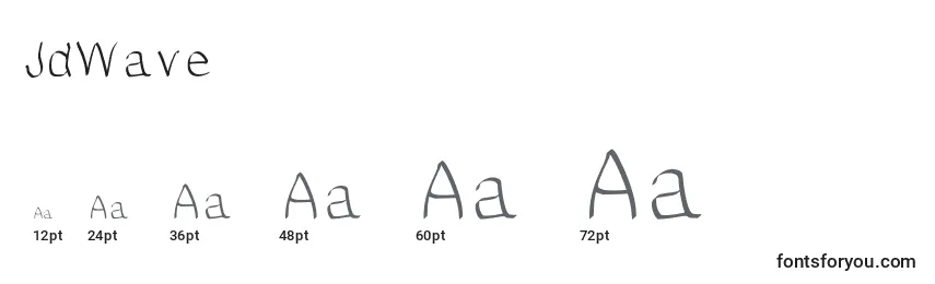 JdWave Font Sizes