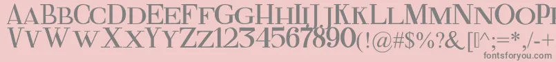Подробнее о шрифте FineSerif Шрифт FineSerif – серые шрифты на розовом фоне