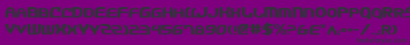 Jannv2 Font – Black Fonts on Purple Background