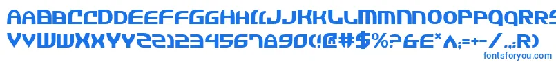 Шрифт Jannv2 – синие шрифты