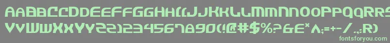 Jannv2 Font – Green Fonts on Gray Background