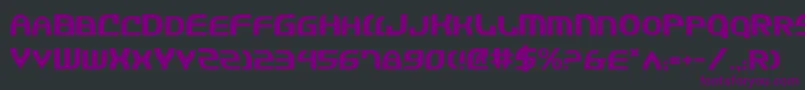 Jannv2 Font – Purple Fonts on Black Background