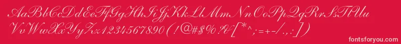 Más sobre la fuente NelsonScript fuente NelsonScript – Fuentes Rosadas Sobre Fondo Rojo