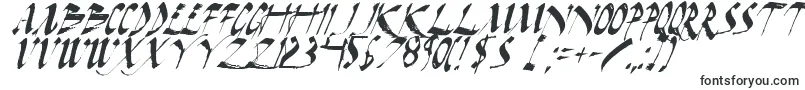 DarkHorseItalic-fontti – tyylilliset fontit