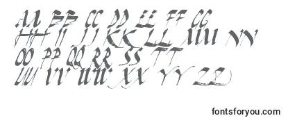 DarkHorseItalic-fontti