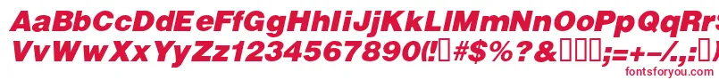 VivassskBolditalic Font – Red Fonts