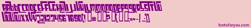 fuente CosmicAgeItalic – Fuentes Moradas Sobre Fondo Rosa