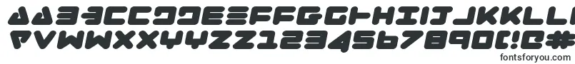 ZealotExpandedItalic-fontti – ääriviivafontit