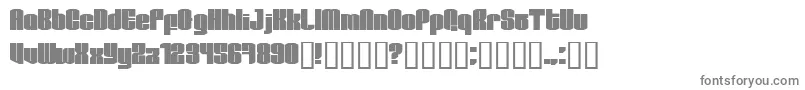 Test1 Font – Gray Fonts on White Background