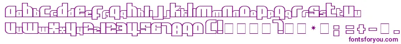 AflCaps Font – Purple Fonts on White Background