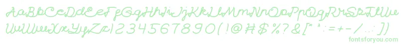 CatatanHarian Font – Green Fonts