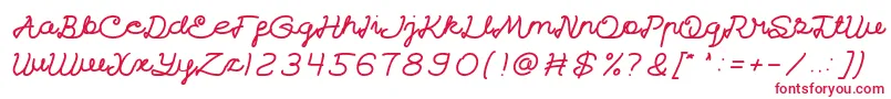 CatatanHarian Font – Red Fonts