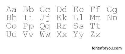 EnglishRussianCourier Font