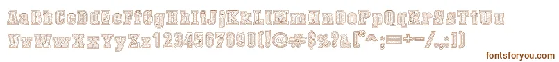 DustWestCollege Font – Brown Fonts