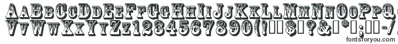 Шрифт 3Dgoldrush – шрифты для логотипов