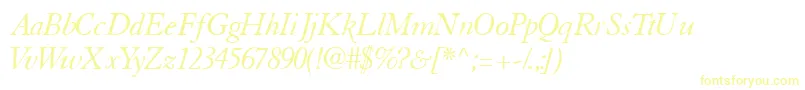 TiascosskItalic Font – Yellow Fonts