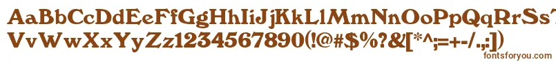 Kesslerdemi Font – Brown Fonts on White Background