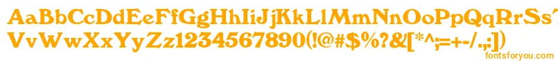 Kesslerdemi Font – Orange Fonts on White Background