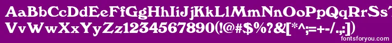 Kesslerdemi Font – White Fonts on Purple Background