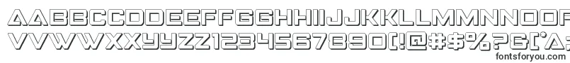 フォントStrikefighter3D – Windows用フォント