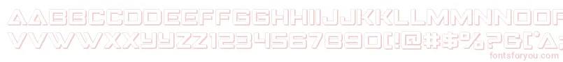 Strikefighter3D Font – Pink Fonts on White Background