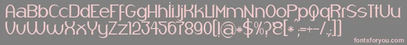 Respingo Font – Pink Fonts on Gray Background