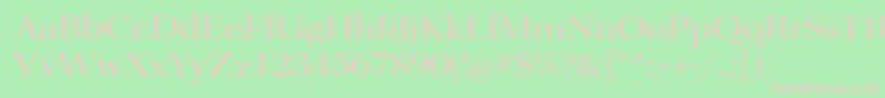 KeplerstdExtdisp Font – Pink Fonts on Green Background