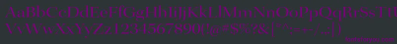 KeplerstdExtdisp Font – Purple Fonts on Black Background