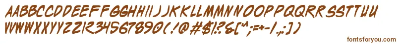 WyldStallynsBold Font – Brown Fonts on White Background