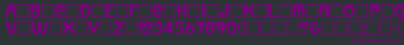 Parismetro Font – Purple Fonts on Black Background