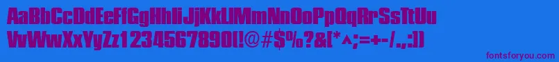 Lisätietoja PlakettefiveRegular-fontista PlakettefiveRegular-fontti – violetit fontit sinisellä taustalla