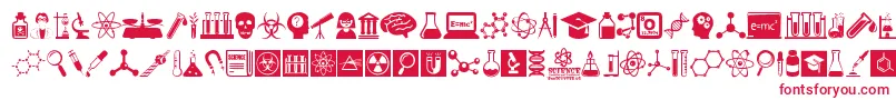 ScienceIcons Font – Red Fonts