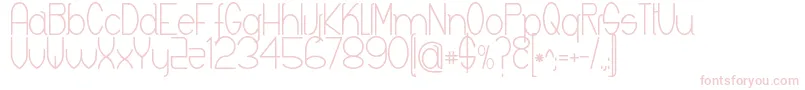 Keyla Font – Pink Fonts on White Background