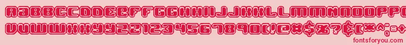 JawbreakerOl2Brk Font – Red Fonts on Pink Background