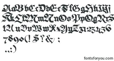 Memelafraktur font – old Fonts